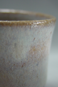 唐津ぐい呑み-斑唐津