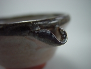 唐津ぐい呑み-唐津皮鯨-雀口