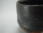 唐津ぐい呑み－黒唐津